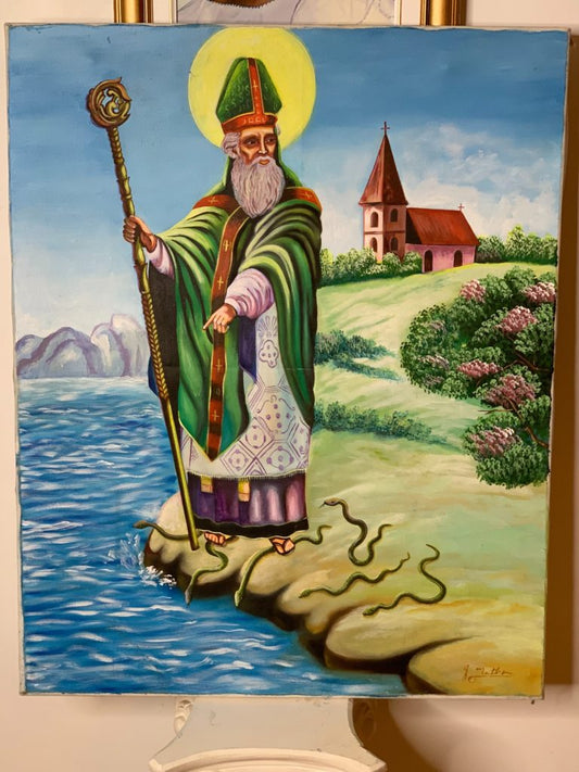Custom St. Patrick Painting