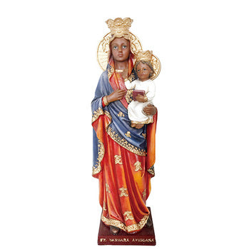 12" Resin Saint Barbara Africana Statue.