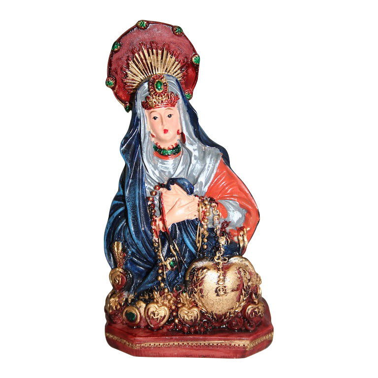 12" Resin Dolorosa/Metricili Statue