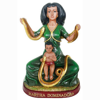 12" Resin Martha Dominadora Statue