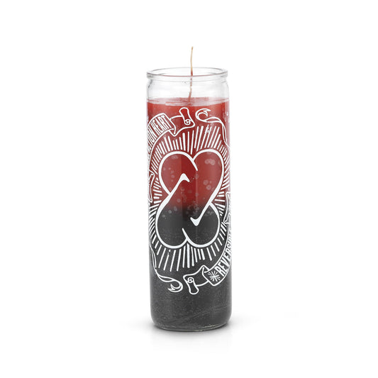 7 Day Double Action Heart candle