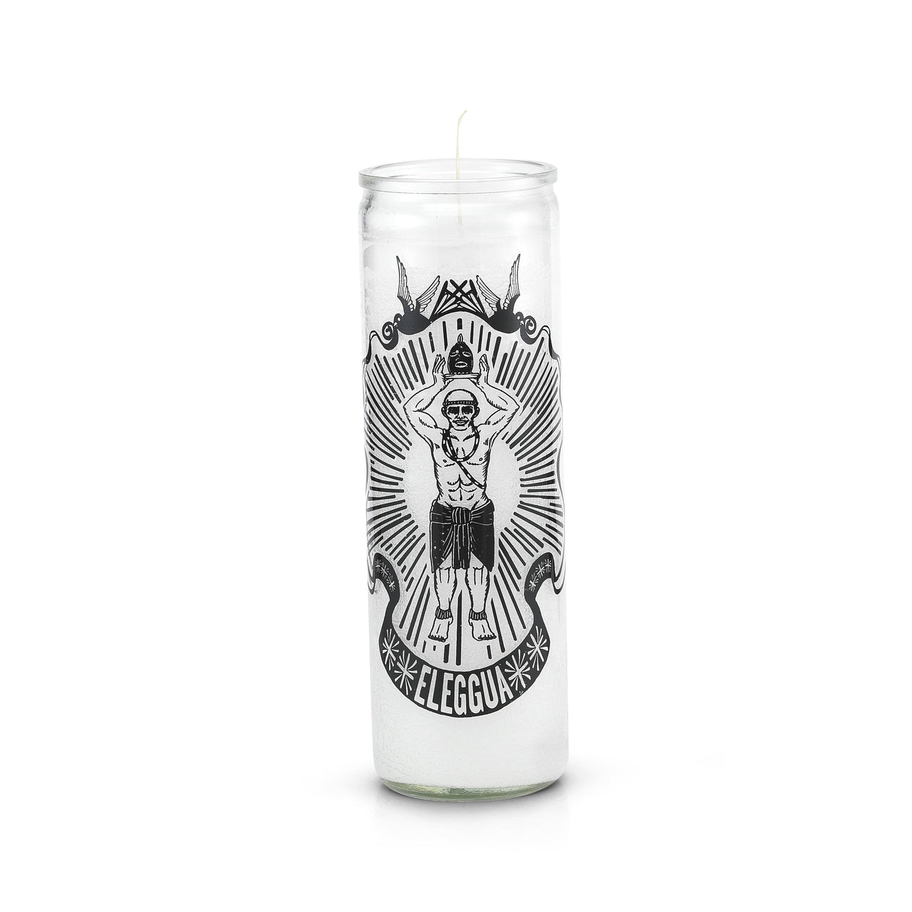 7 Day Elegua Prayer Candle (White)