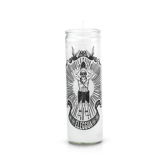 7 Day Elegua Prayer Candle (White)