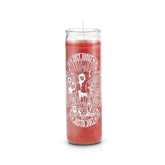 7 Day Just Judge Saint Candle (Red)