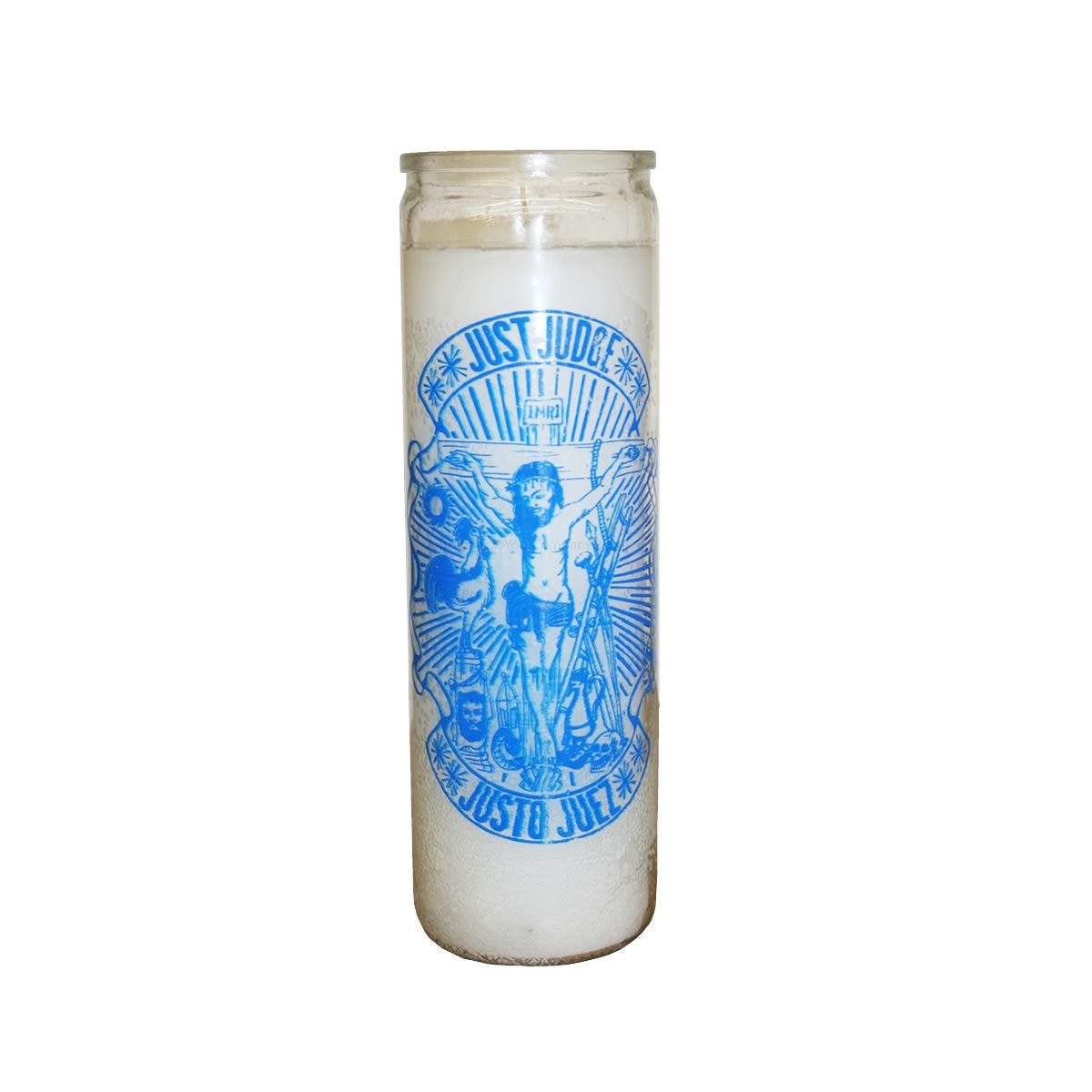 7 Day Just Judge Saint Candle (White)